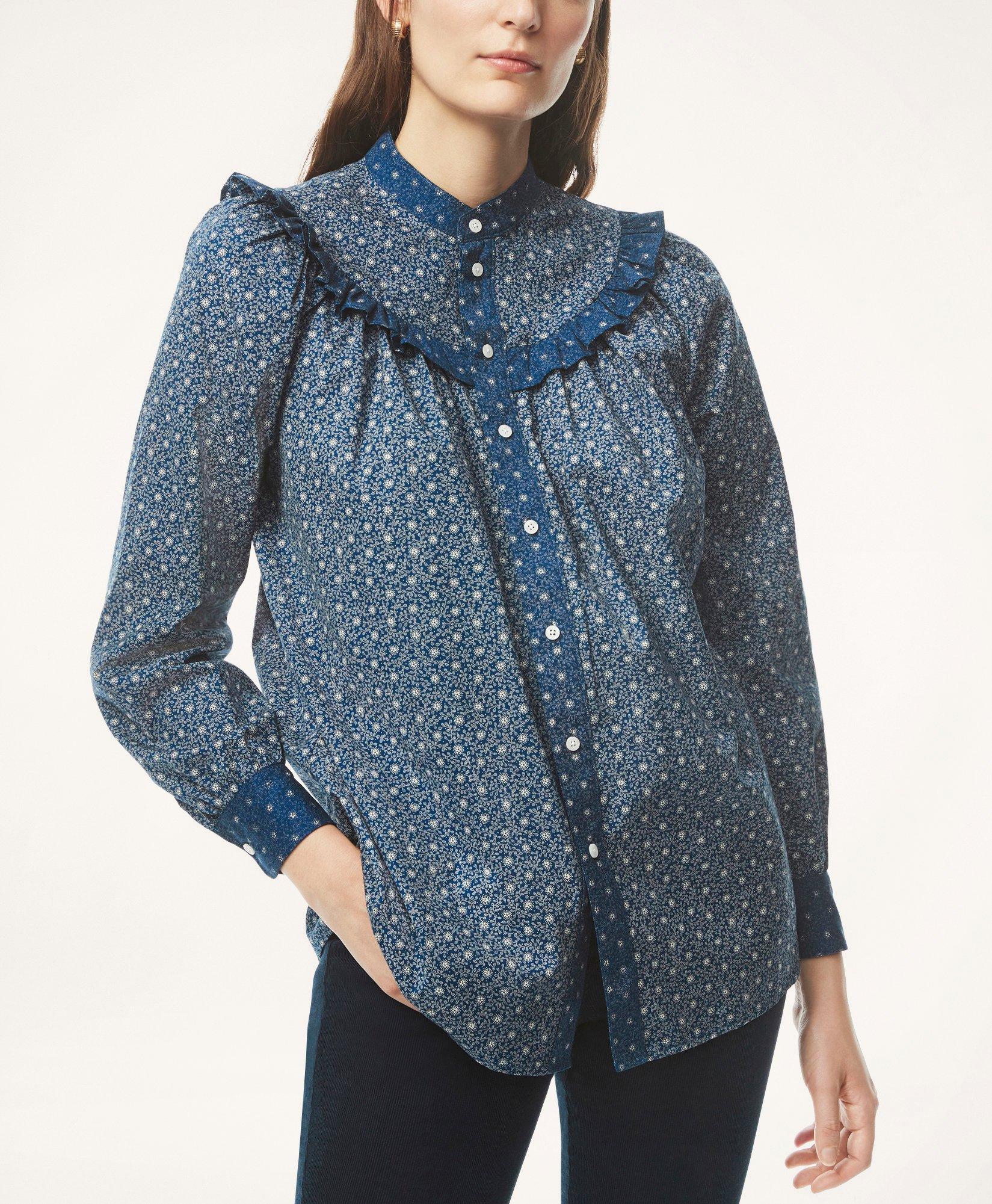 Cotton Blouson Shirt, image 1