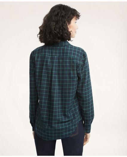 Classic Fit Cotton Wool Flannel Shirt, image 2