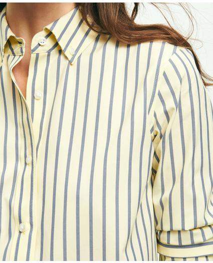 Classic Fit Non-Iron Stretch Supima® Cotton Stripe Shirt, image 3