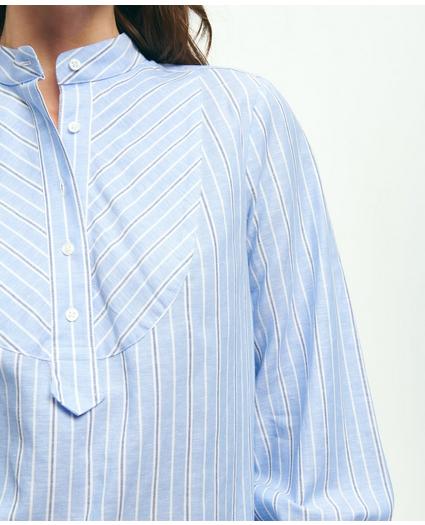 Linen Striped Popover Tunic, image 3