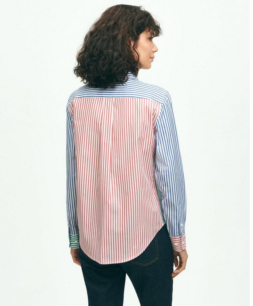 Classic Fit Supima® Cotton Fun Stripe Shirt, image 2