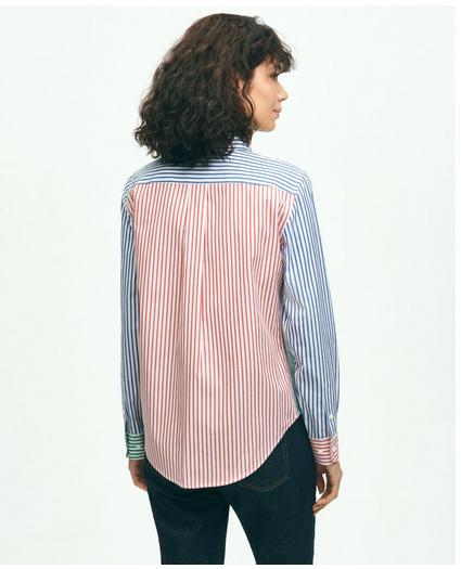 Classic Fit Supima® Cotton Fun Stripe Shirt, image 2