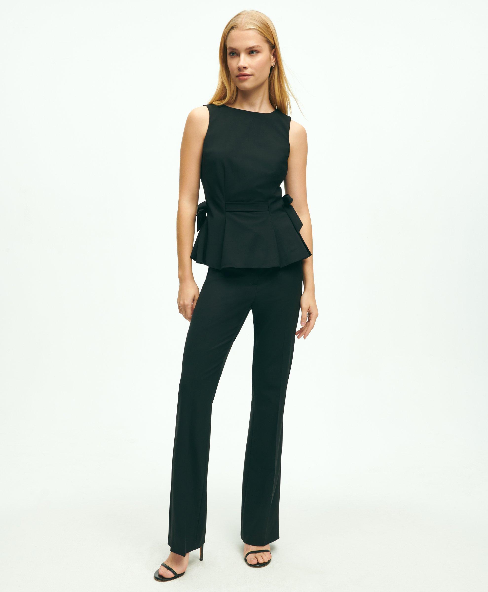 The Essential Brooks Brothers Stretch Wool Slim Crop Pants