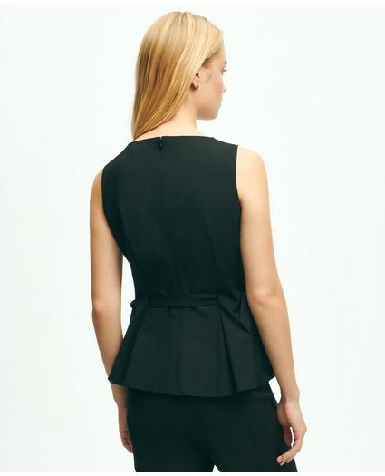 The Essential Brooks Brothers Stretch Wool Peplum Top, image 3