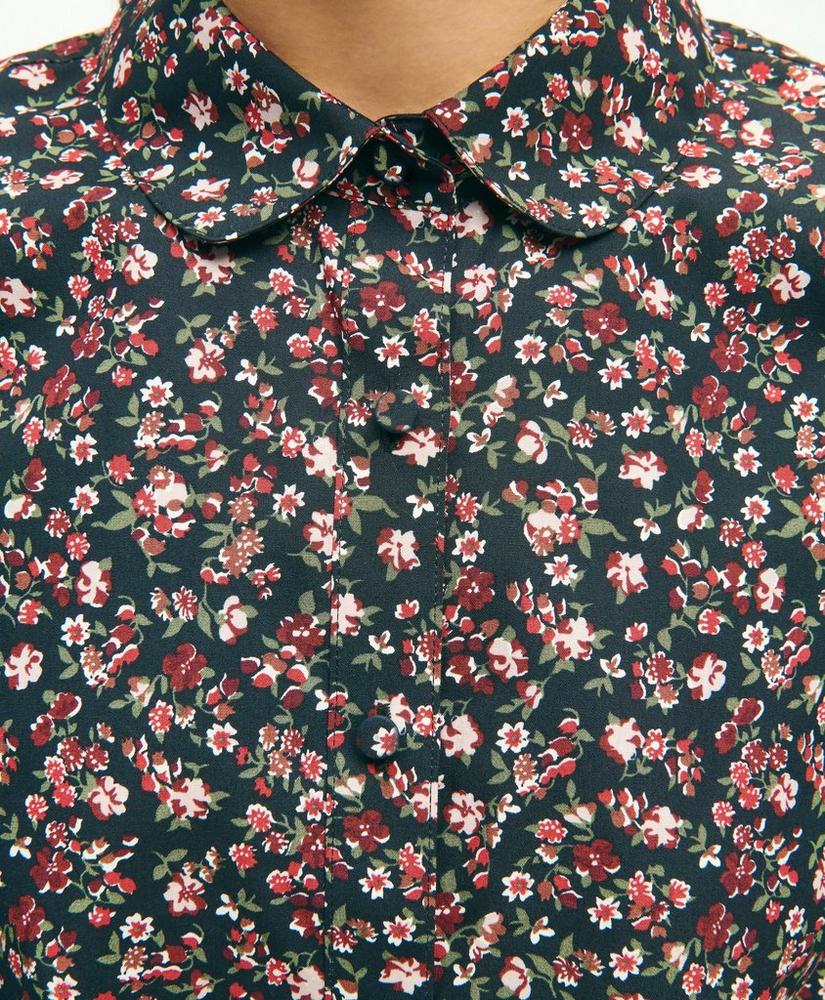 Cotton Poplin Floral Shirt, image 4
