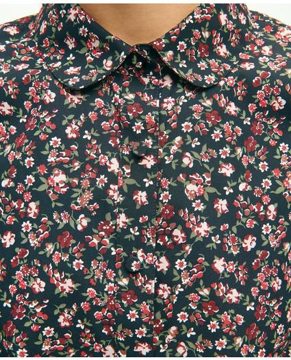 Cotton Poplin Floral Shirt, image 4