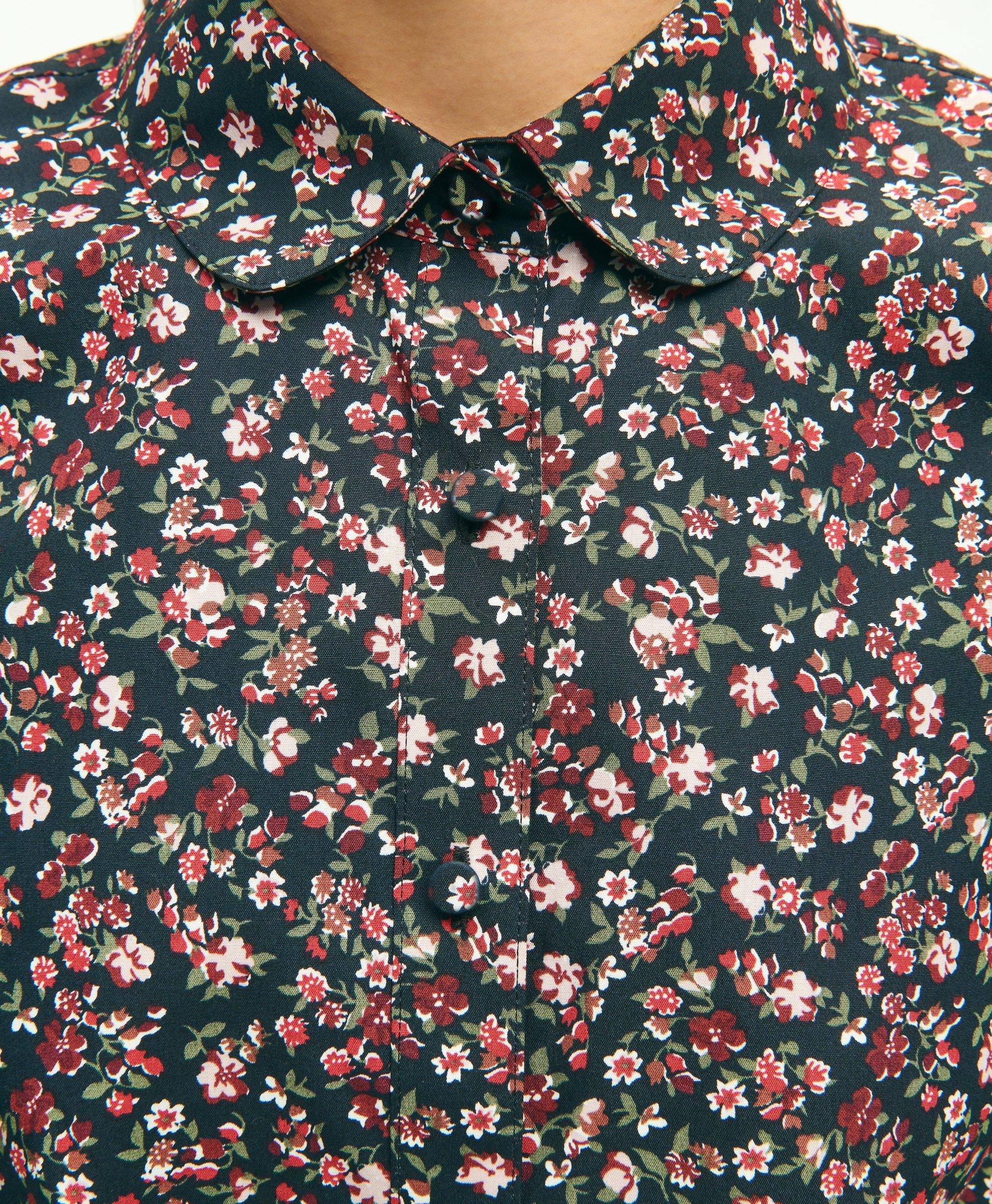 Floral best sale pink shirt