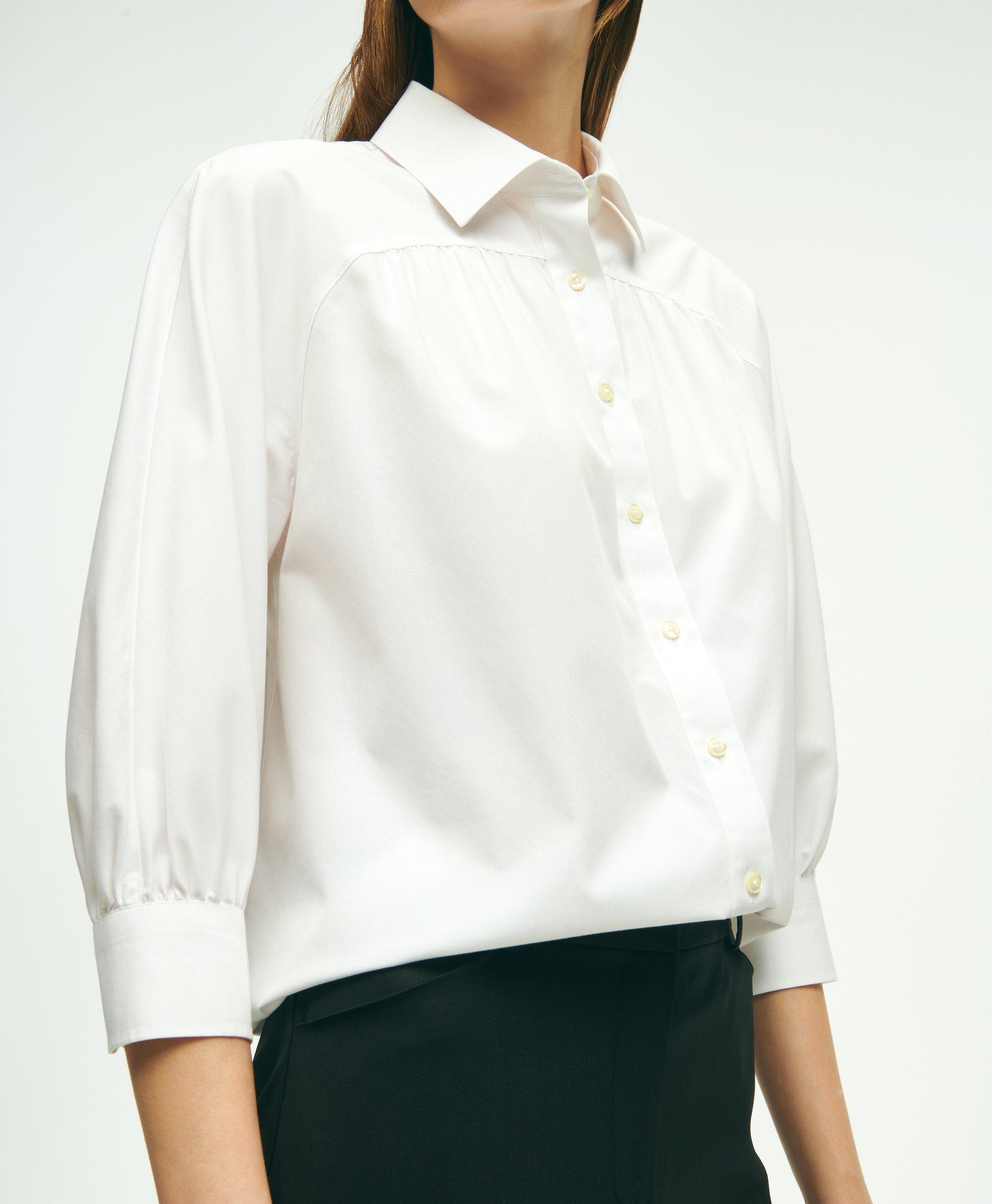 black no iron blouse