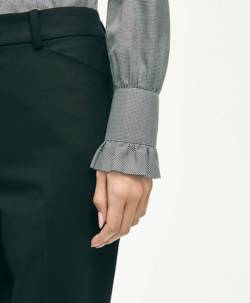 Fitted Stretch Supima® Cotton Non-Iron Ruffle Dress Shirt, image 5