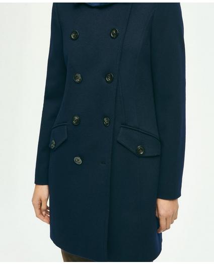 Brushed Wool Double-Breasted Coat, image 7