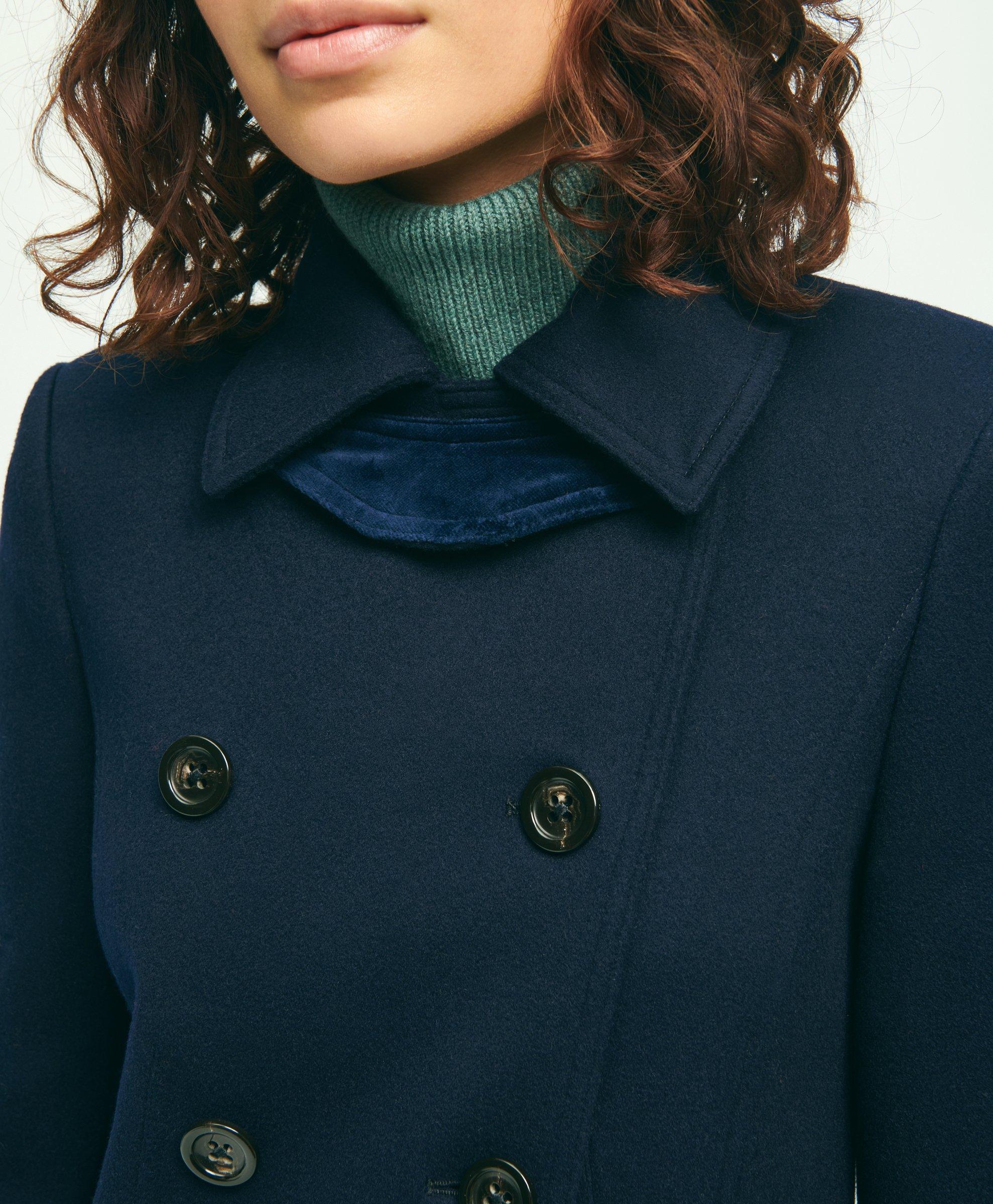 Wool Peacoat With Removable Lining - Ready to Wear