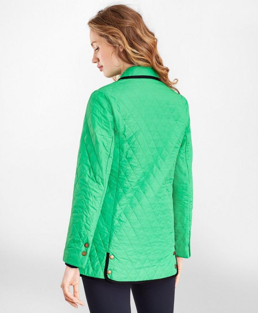 Water-Repellent Quilted Car Coat, image 4