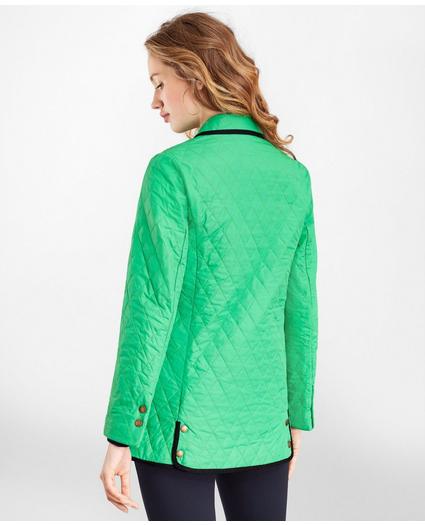 Water-Repellent Quilted Car Coat, image 4