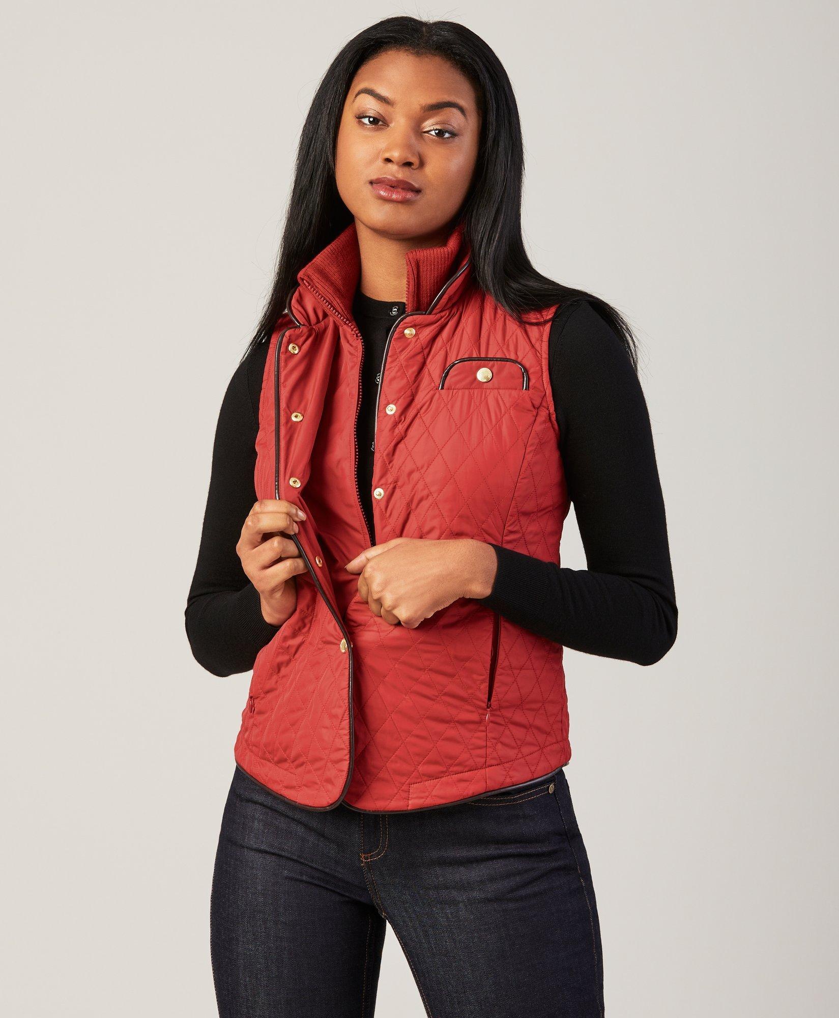 Brooks vest store womens red