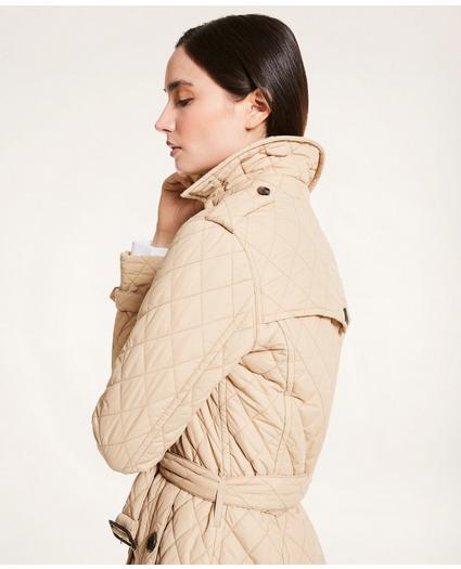 Quilted Taffeta Trench Coat, image 2