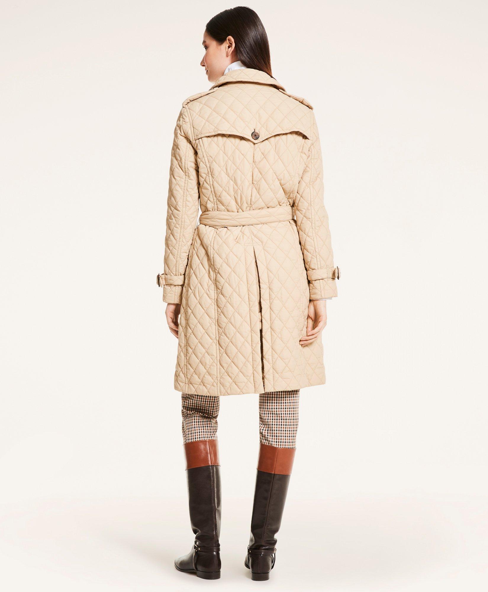 Burberry quilted hot sale trench jacket