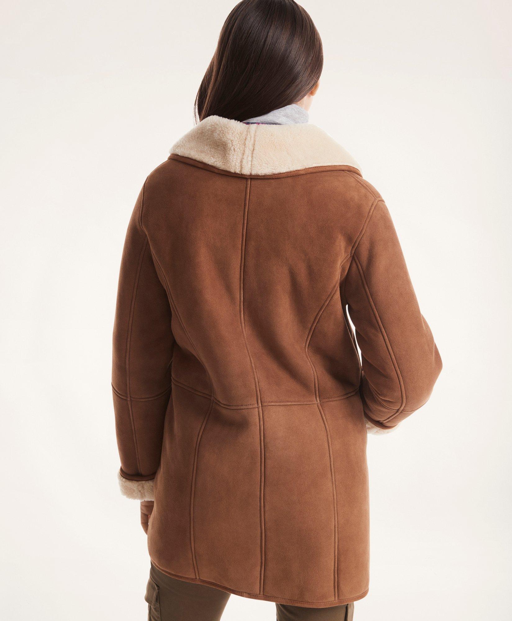 Merino Shearling Double-Breasted Coat - Women - Ready-to-Wear