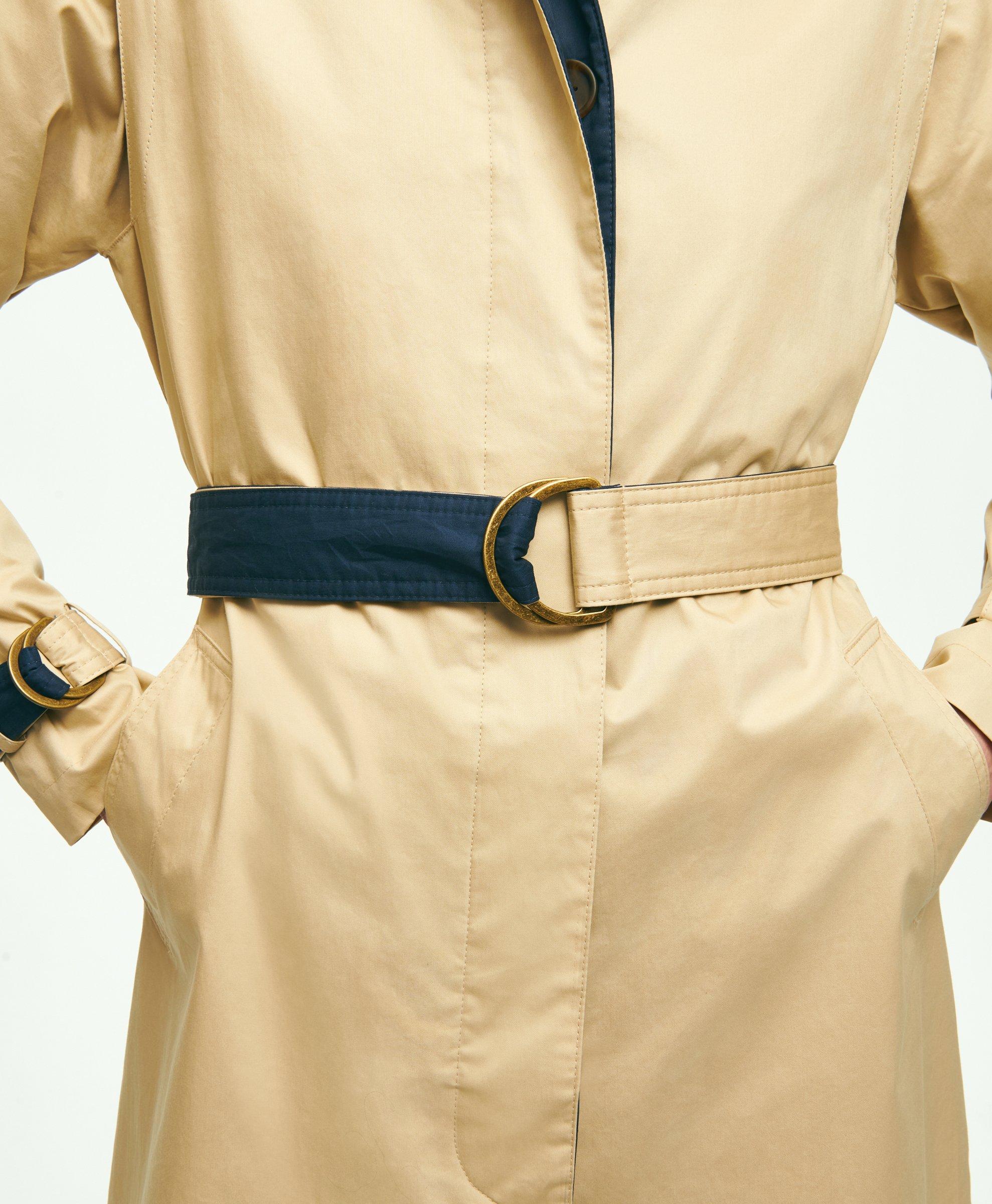 Water-Repellent Cotton Trench Coat, image 5
