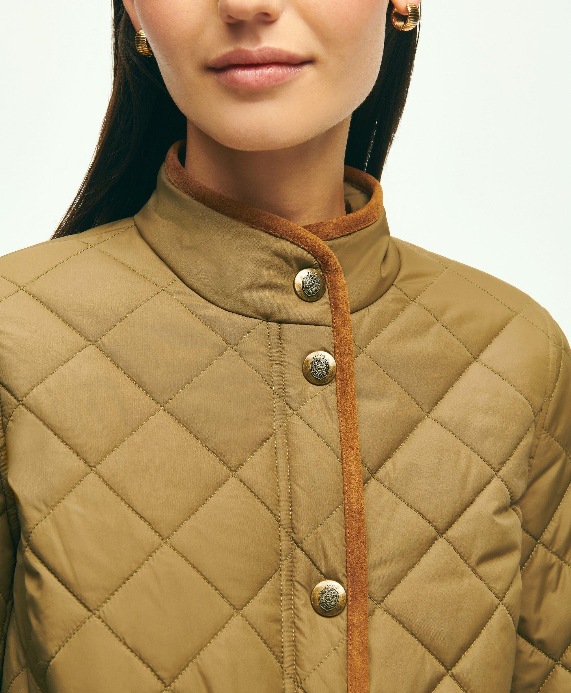 Womens quilted hotsell fall jacket