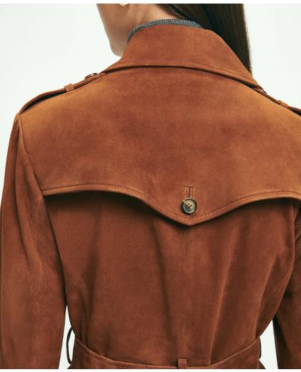 Suede Trench Coat, image 6