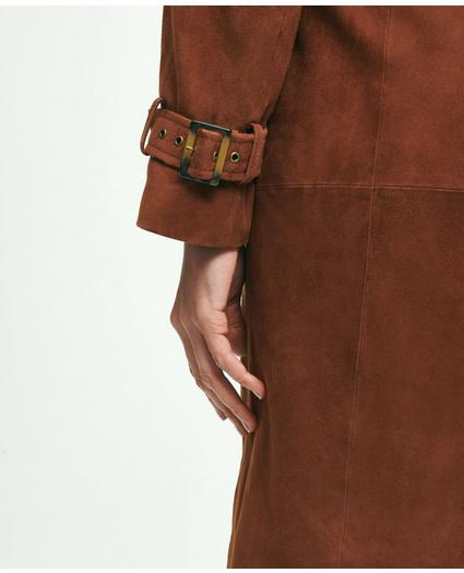 Suede Trench Coat, image 8