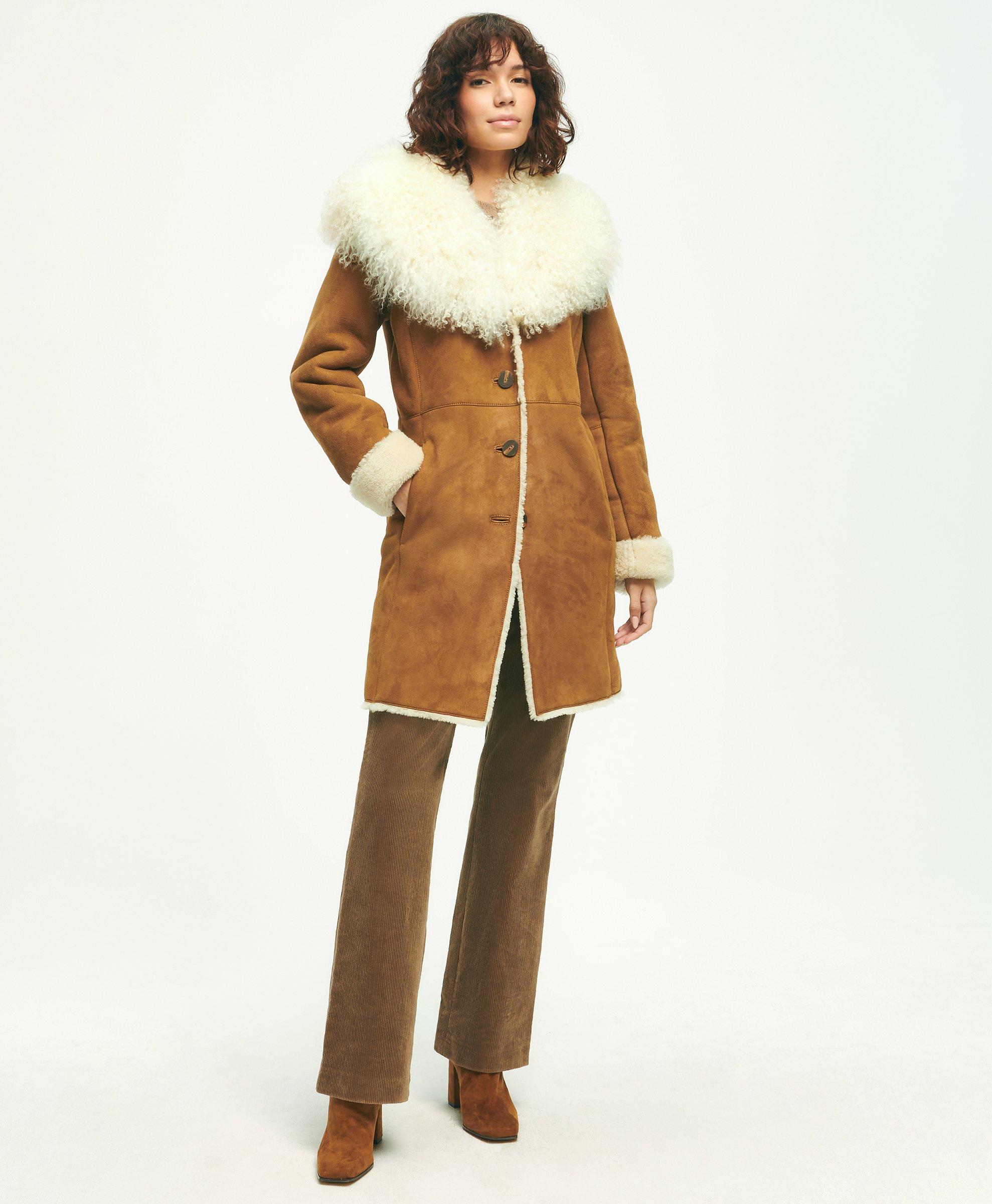 Authentic on sale shearling coat