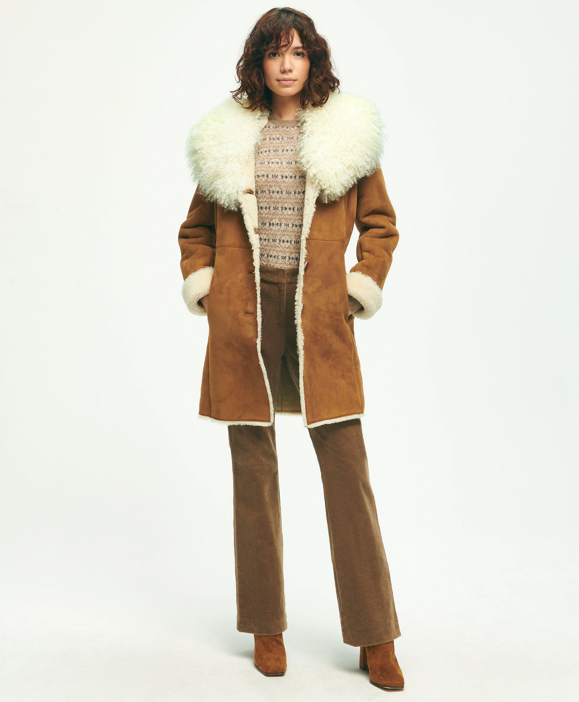 Authentic on sale shearling coat