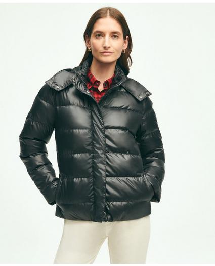 Down Hooded Puffer Coat, image 1