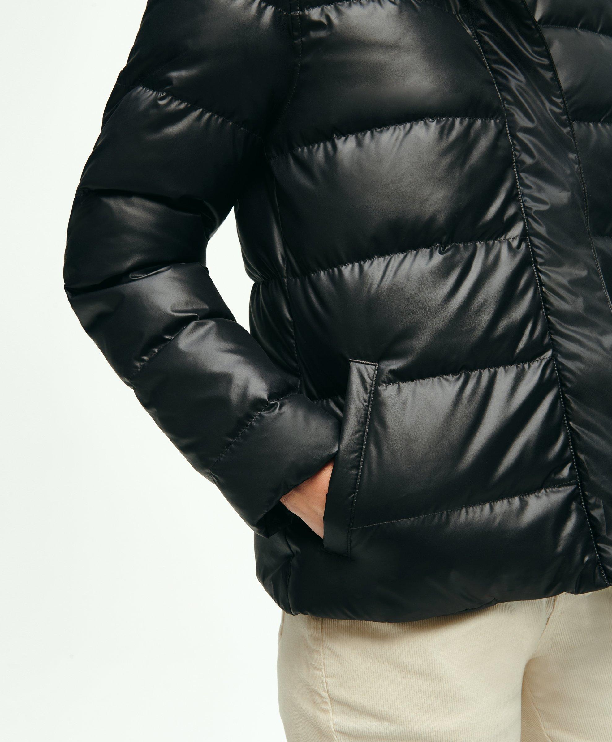 Down Hooded Puffer Coat