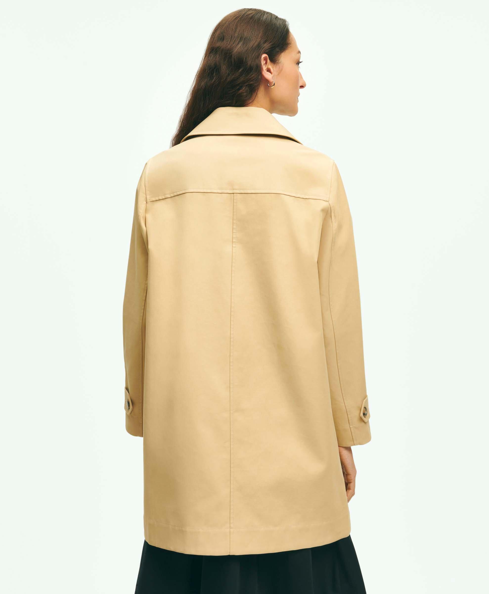 Khaki mac coat best sale