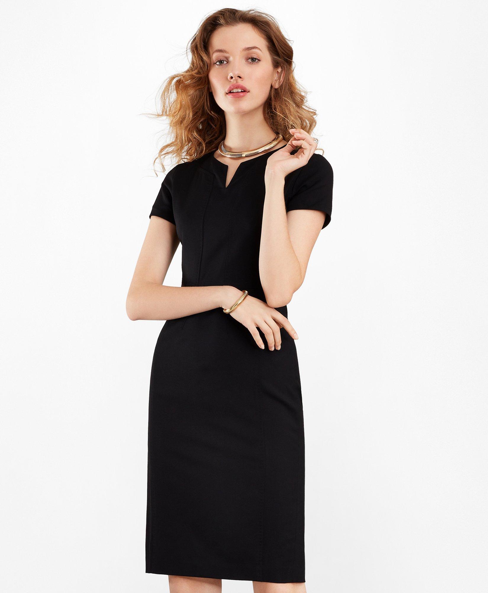 Wool best sale sheath dress