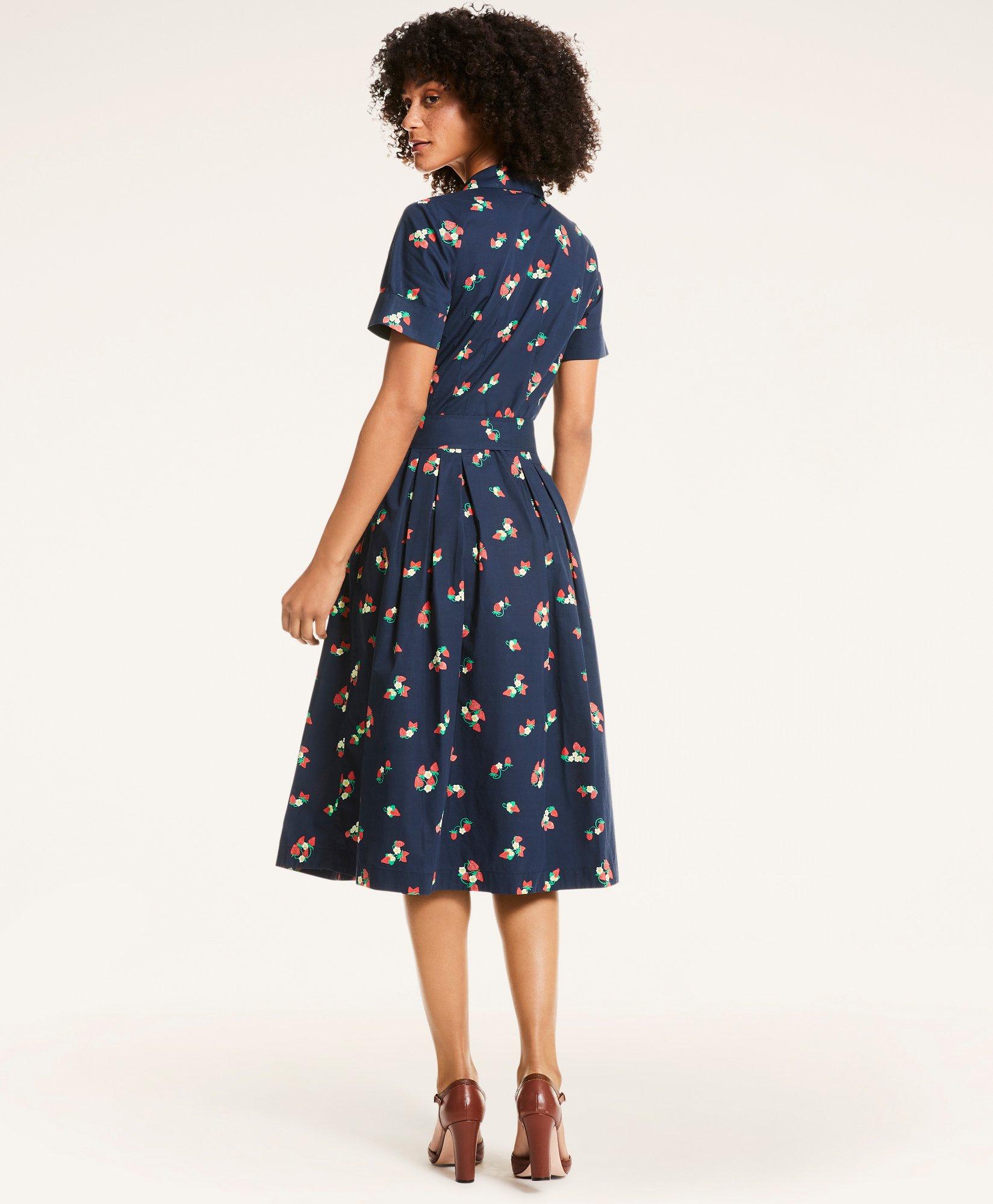 Brooks brothers navy outlet dress