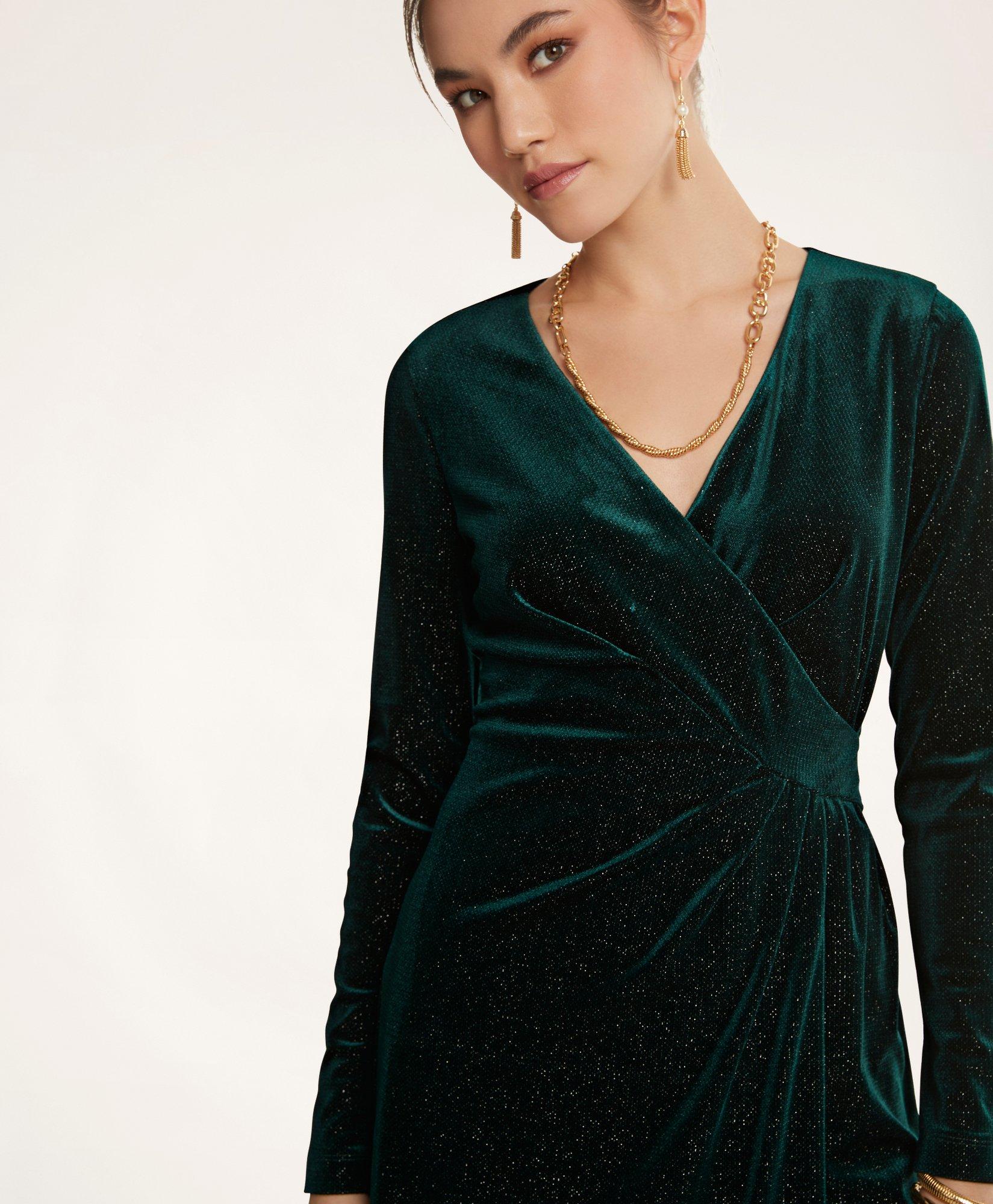 Brooks brothers sale velvet dress