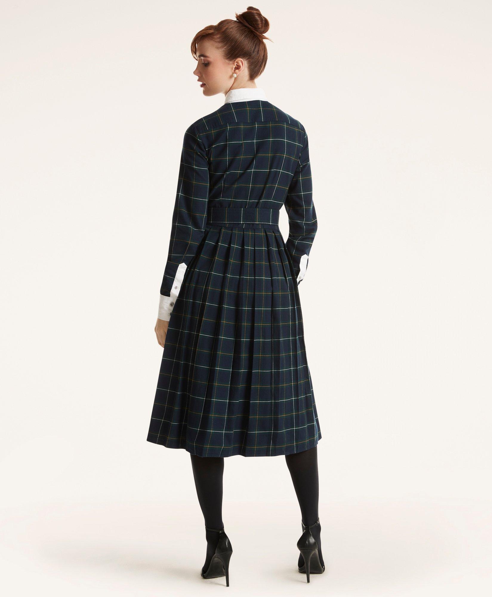 Flannel Shirt Dress