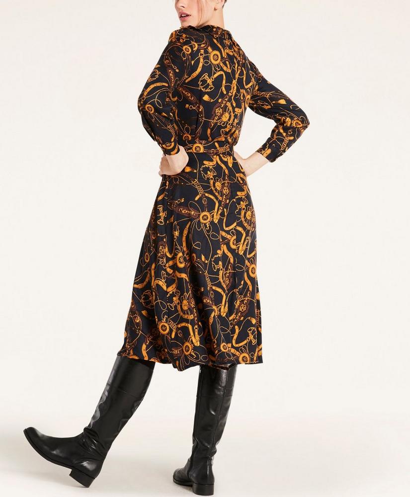 Belted Rope Print Dress, image 4