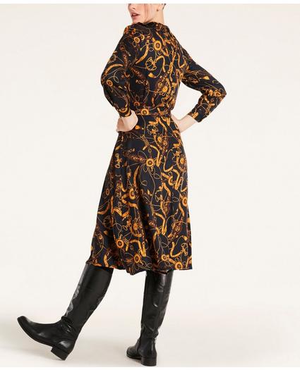 Belted Rope Print Dress, image 4