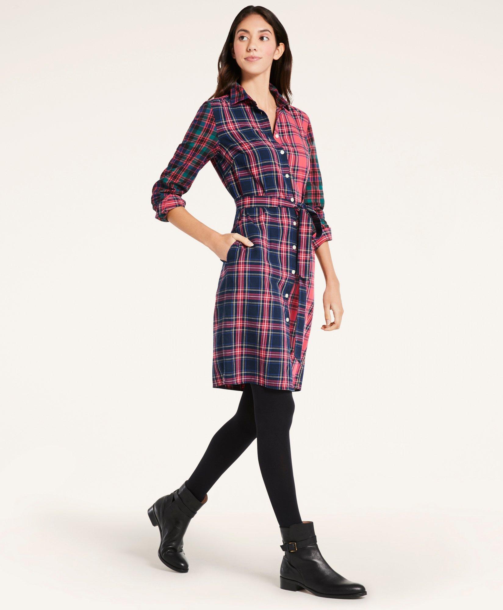 Brooks Brothers Women's Classic Fit Flannel Shirt