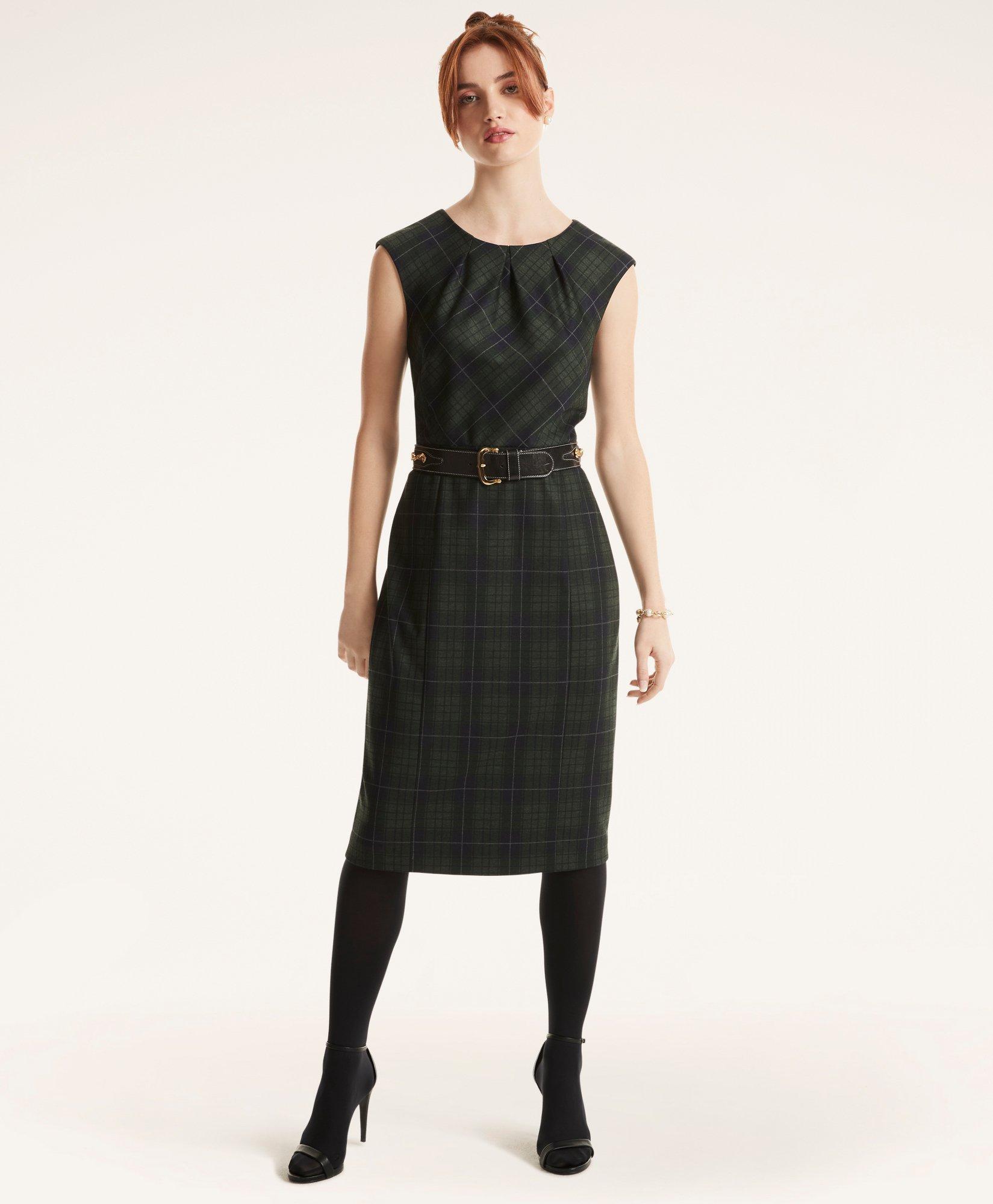 Brooks brothers plaid outlet dress