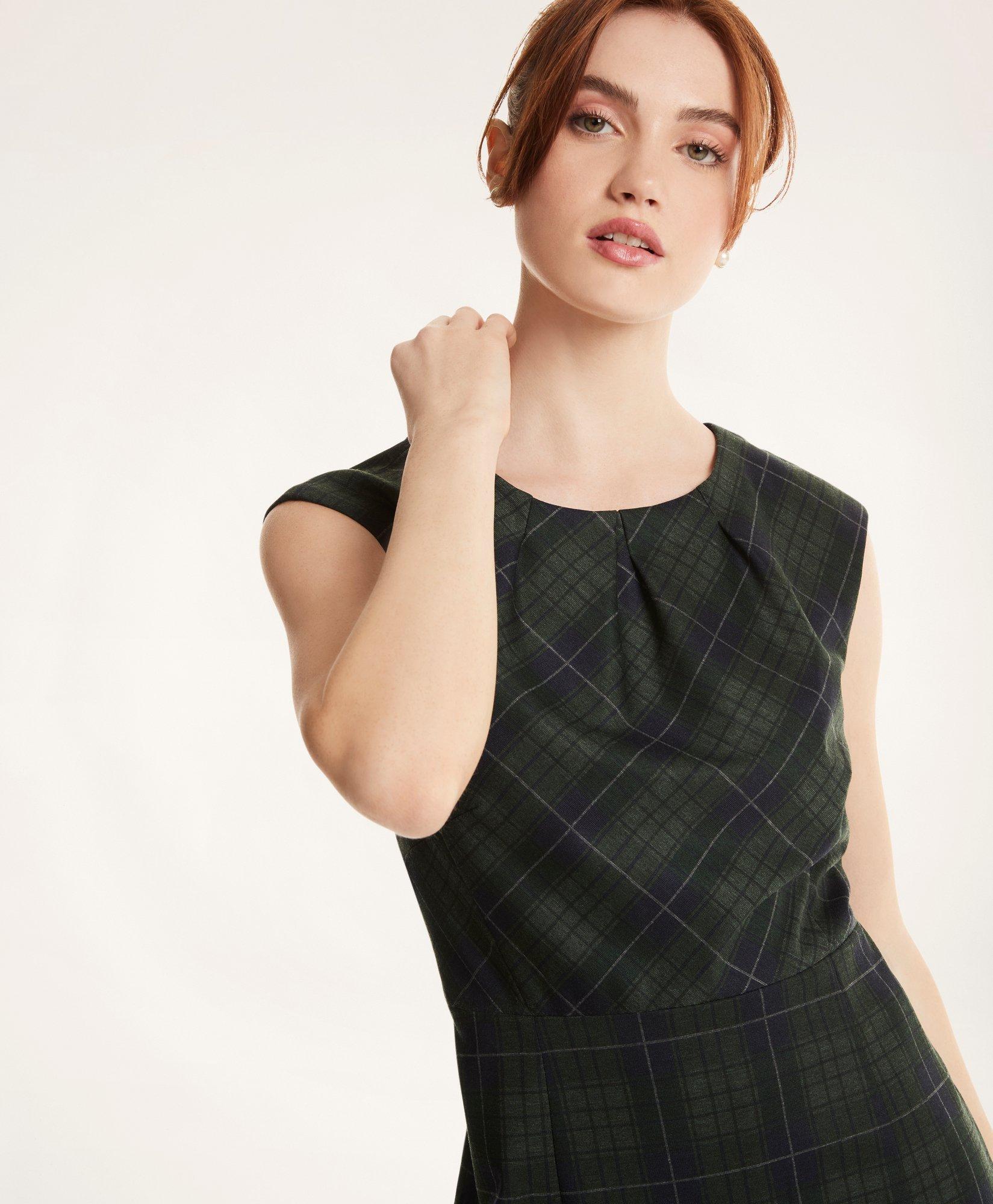 Brooks brothers tartan outlet dress