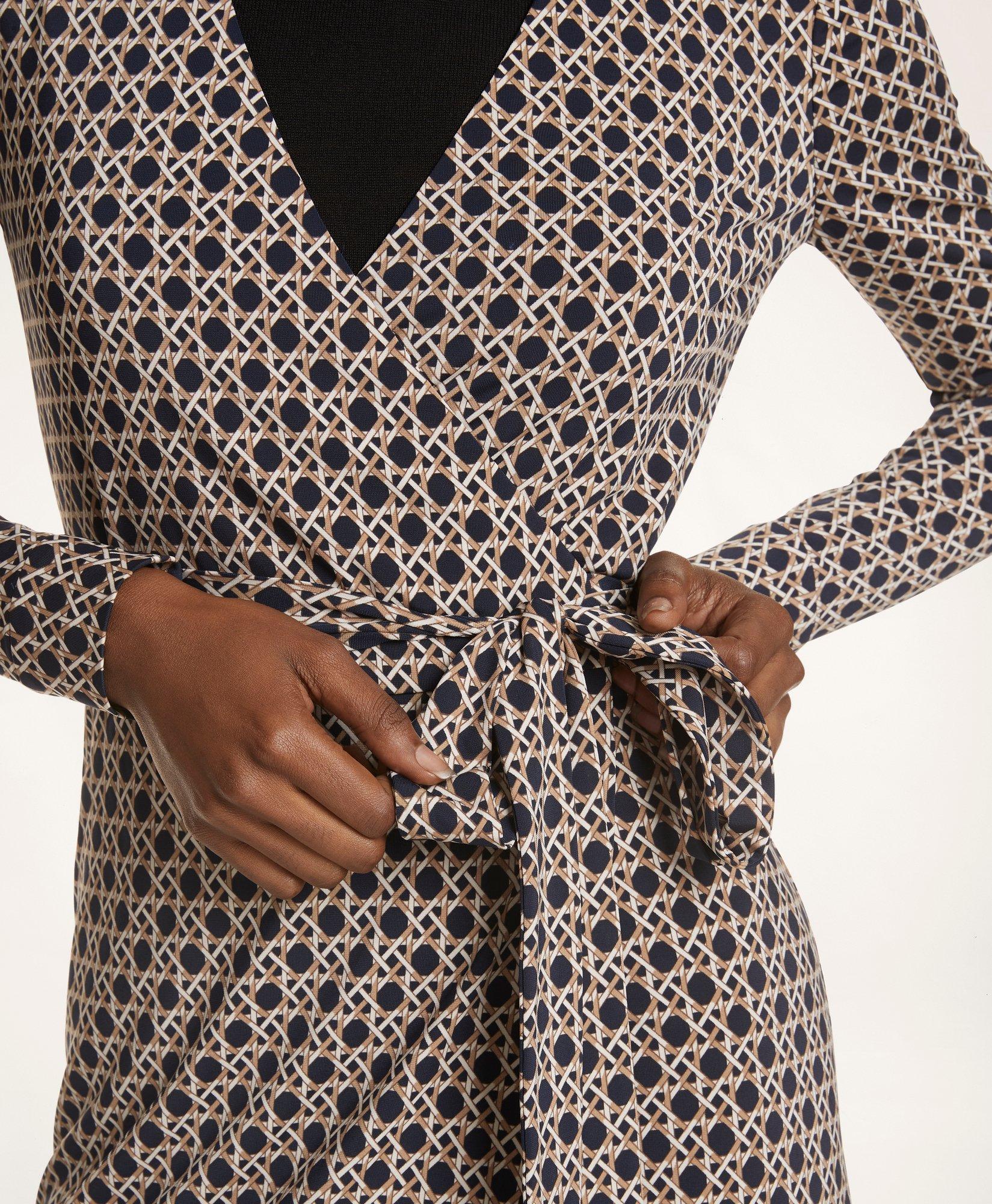 Brooks brothers 2025 wrap dress