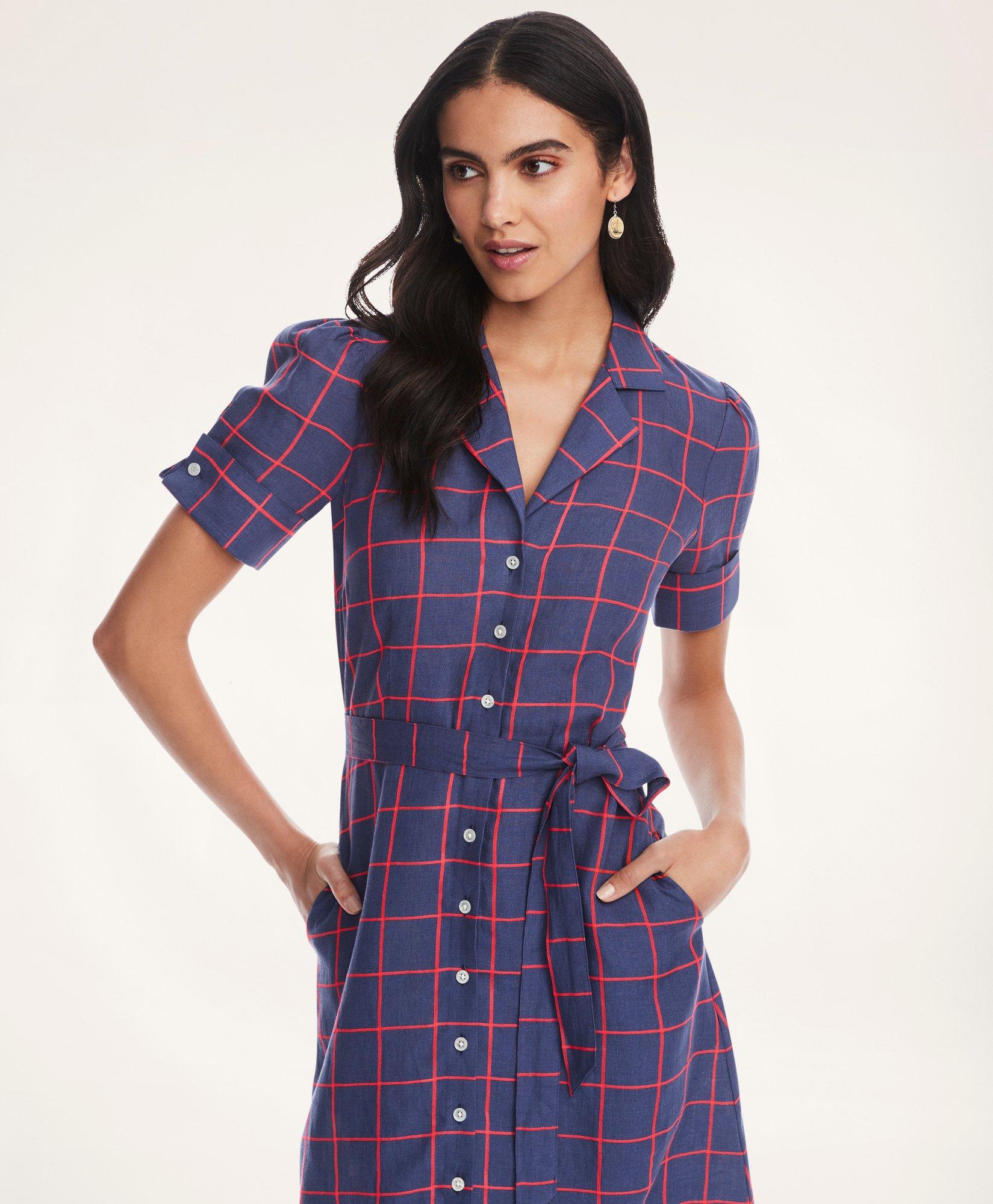 Brooks brothers shop linen dress