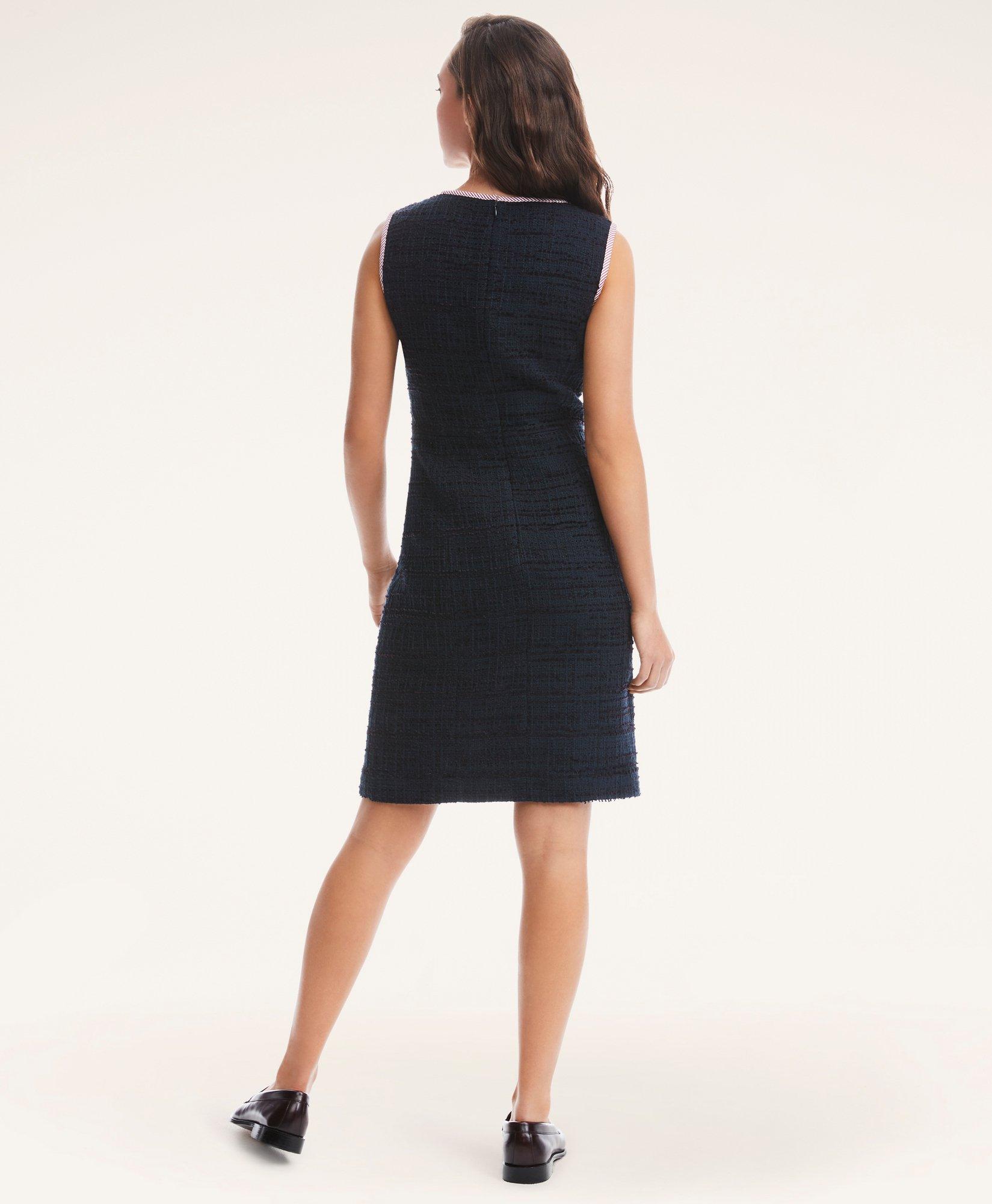 Bouclette Tweed Apron Dress - Women - Ready-to-Wear