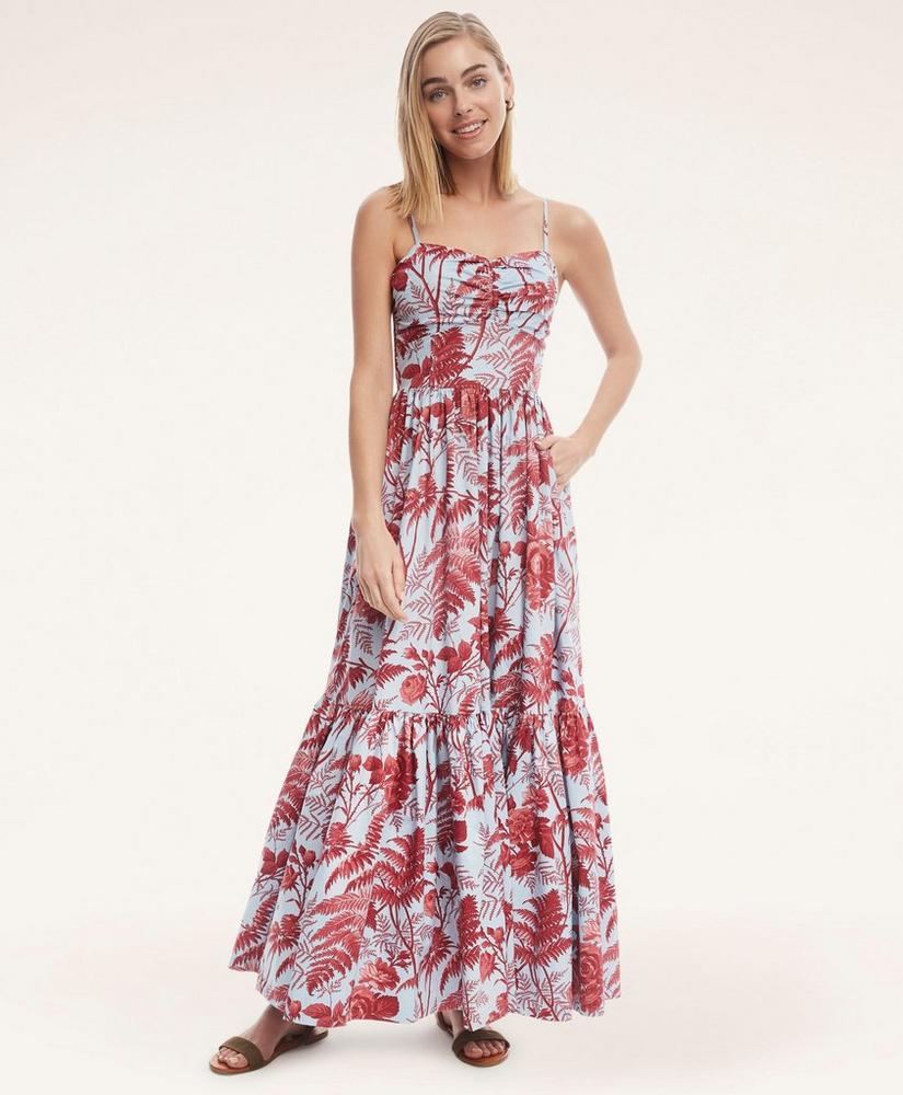 Cotton Tiered Maxi Dress, image 1