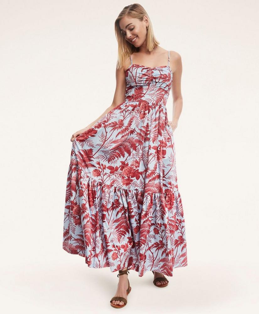 Cotton Tiered Maxi Dress, image 3