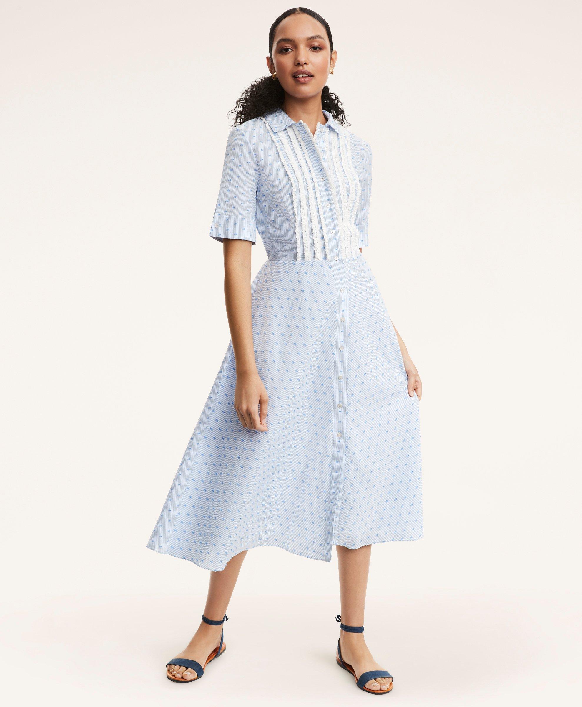 Clipdot sales midi shirtdress