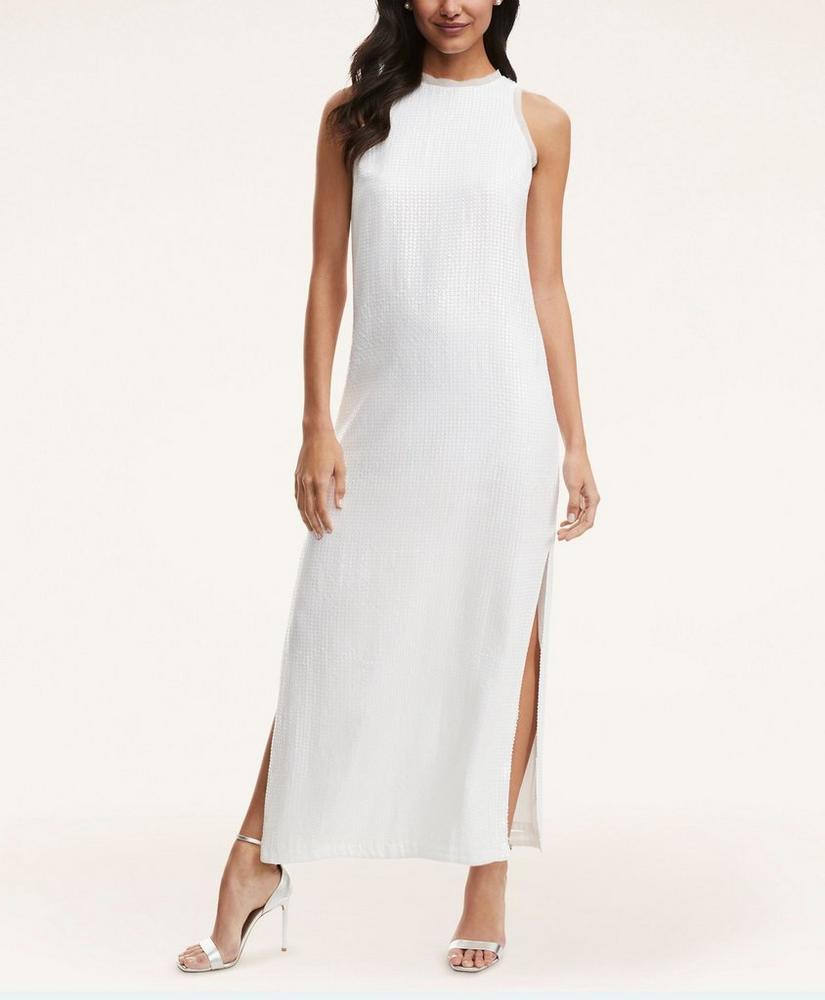 Iridescent Sequin Sleeveless Dress, image 1