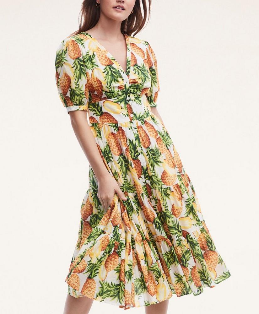 Cotton Pineapple Print Dress, image 5