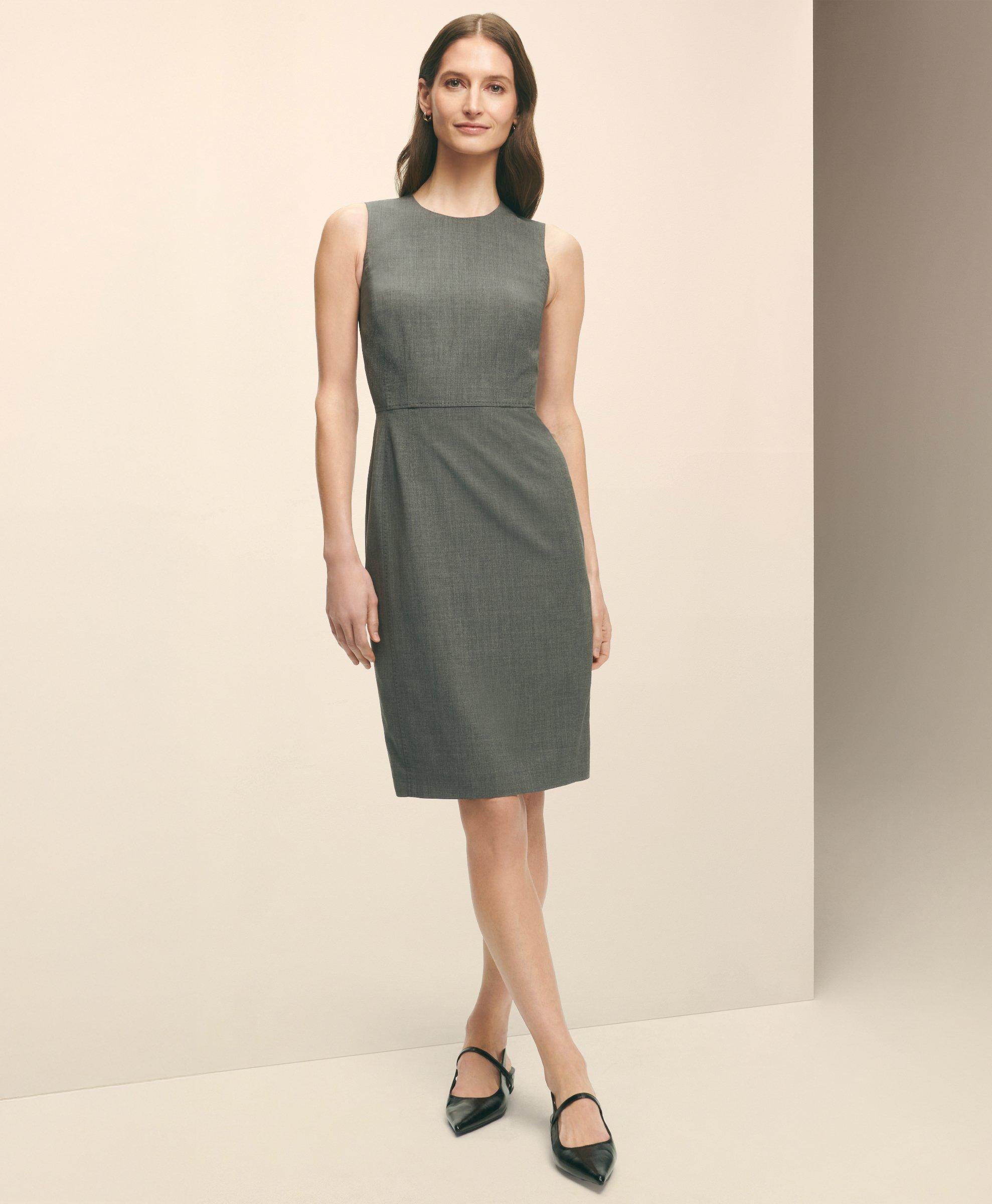 Sleeveless Ponte-Knit Sheath Dress for Women