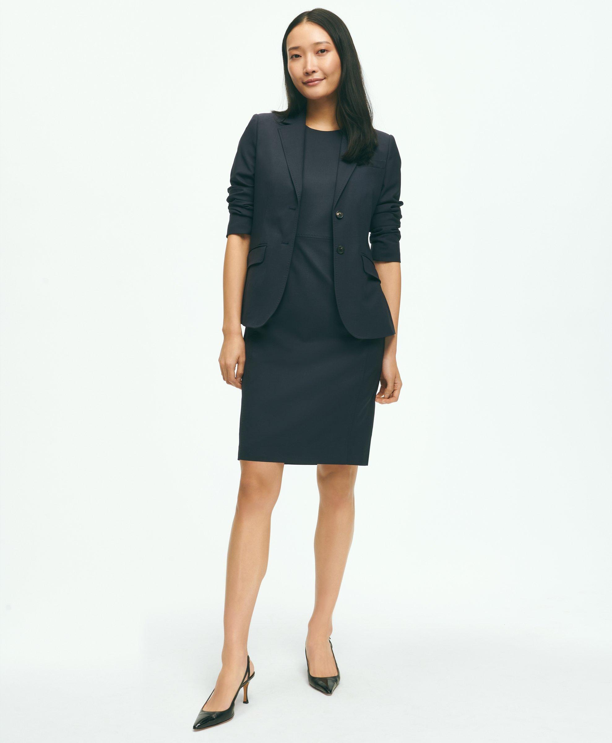 The Essential Brooks Brothers Stretch Wool Sheath Dress, image 2