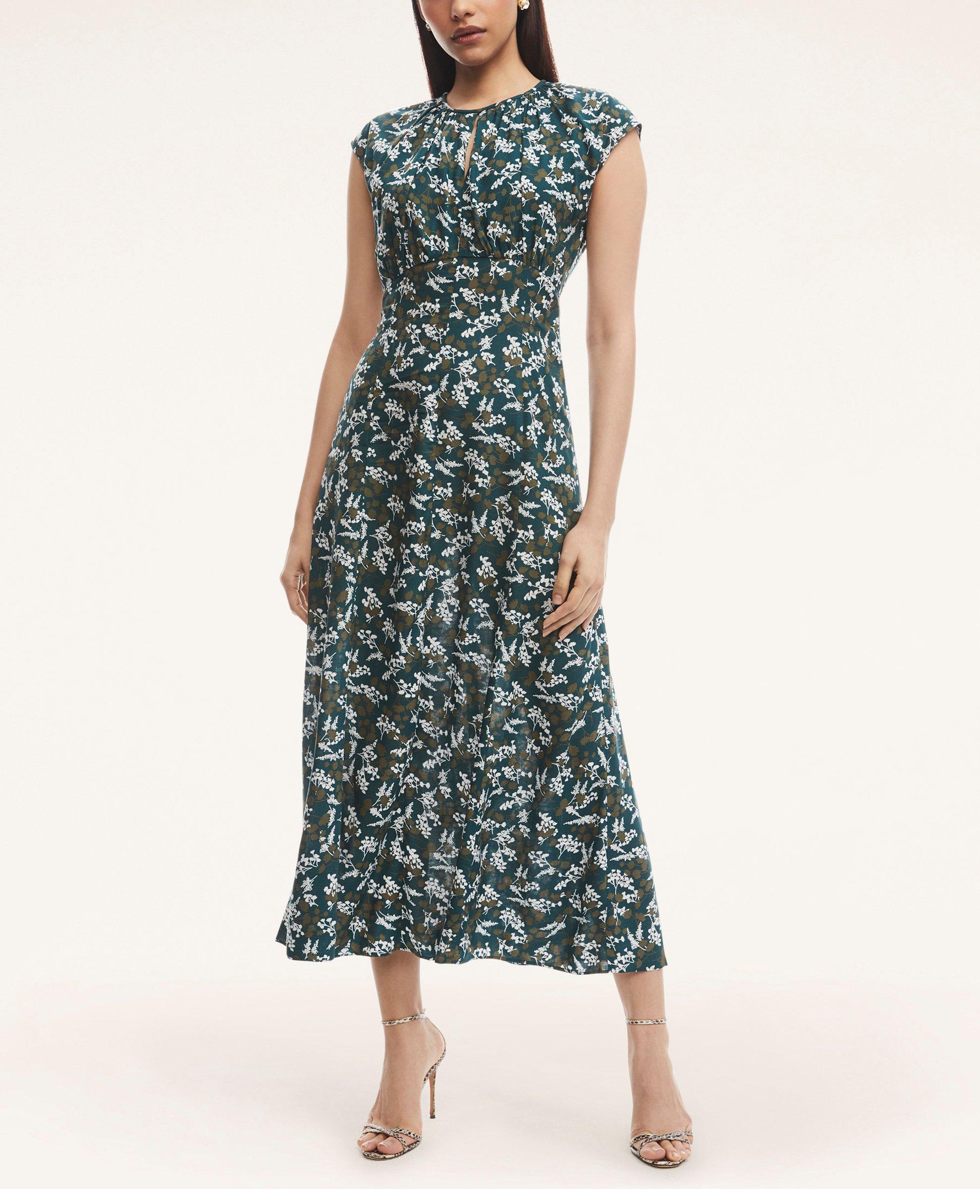 brooks brothers floral dress